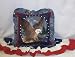 All American Eagle 16" Zippered Throw Pillow Featuring the Bald Eagle