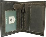 New gents Visconti brown Hunter leather wallet money bag Style 709