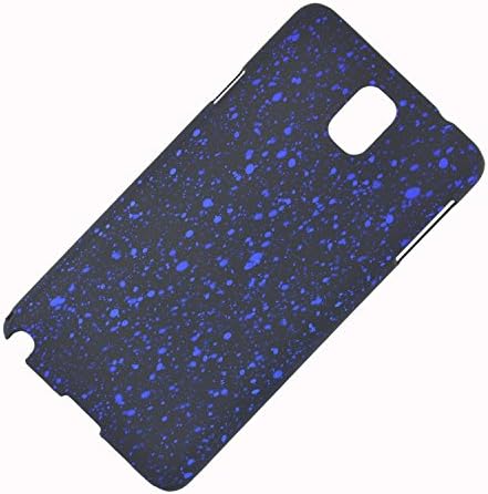 Minimalist style 3D Stereoscopic Star Painted Case Cover for 5.1" Samsung GALAXY S5, Blue Drops Black Background Ultra-Thin PC Smooth Comfortable Feeling Smartphone Case Cover Skin for Samsung S5