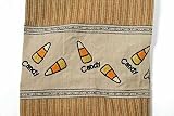 Primitive Fall Candy Corn Dish Towel