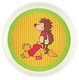 sigikid 23856 - Melamin-Teller, gelb-gr., Boys