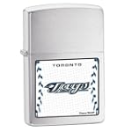 Zippo MLB Tornoto Blue Jays Lighter (Silver, 5 1/2 x 3 1/2 cm)