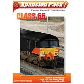 Class 66 Add-on for Microsoft Train Simulator (PC CD)
