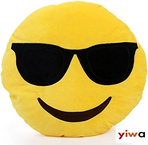 New Product Oi Emoji Smiley Emoticon Cushion Pillow Stuffed Plush Toy Doll (Cool)
