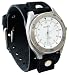 Nemesis #B021BK Men's Premium Wide Leather Cuff Band Sports Watch