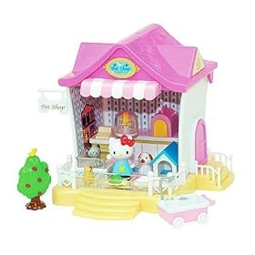 Hello Kitty Pet Shop Playset