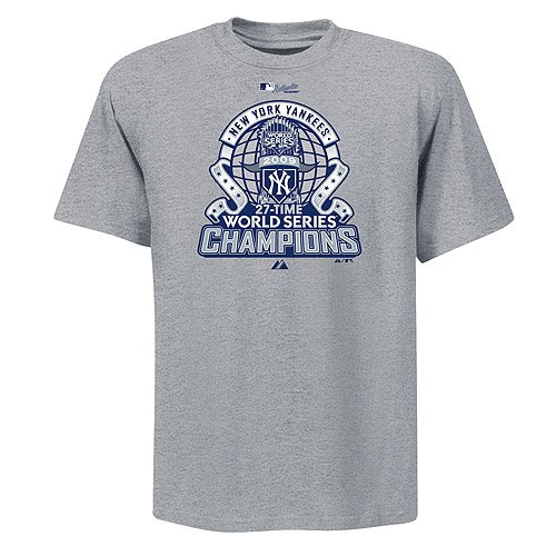 2009 ワールドシリーズ チャンピオン≪ヤンキース≫ロッカールームＴシャツ【優勝記念Ｔシャツ/松井秀喜】