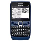 Nokia E63-2 Unlocked Phone with 2 MP Camera, 3G, Wi-Fi, Media Player, and MicroSD Slot--U.S. Version with Warranty (Ultramarine Blue) ~ Nokia
