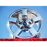 Ford F-150 Lightning: Set of 4 genuine factory 18inch chrome wheels by L.A. Wheel and Tire