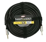 SuperFlex GOLD Premium Speaker Cable 100' QTR-QTR