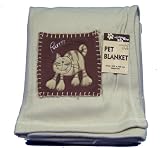 Cosy Pet Fleece cat Blanket -Cream