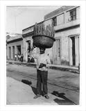Historic Print (XL): Bread man, Havana, Cuba