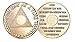 Al-Anon Triangle One Day At A Time Medallion Serenity Prayer Plain Front