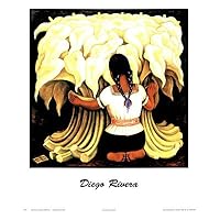 Diego Rivera Braids Art Print Poster