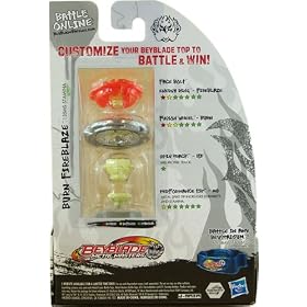 BEYBLADE BURN FIREBLAZE METAL MASTERS PERFORMANCE TOP SYSTEM HASBRO
