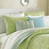 Laura Ashley Denley Ruffled Breakfast Pillow, Green