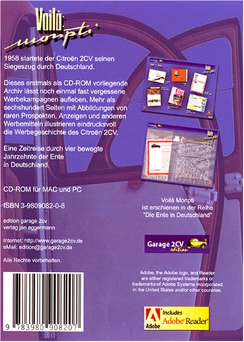 Voilà: Monpti - Citroën 2CV Werbung in Deutschland 1958 - 1990