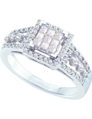 0.50CTW DIAMOND LADIES INVISIBLE RING