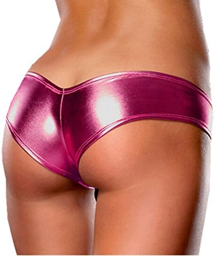 Women's Cosplay Show Pants Briefs Knickers Pole Dancing Panties Purple 3XL