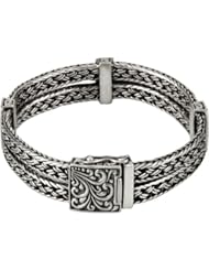 Sterling Silver 15.75MM Fashion 7" Bracelet in Sterling Silver