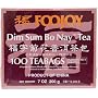 Foojoy Dim Sum Bo Nay Tea - 100 Tea Bags (7.0 Oz)