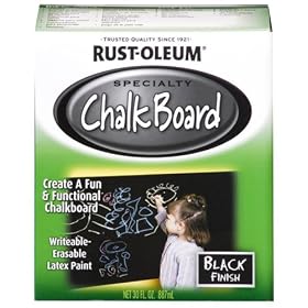 Rust-Oleum 206540 Chalkboard Brush-On, Black, 30-Ounce by Rustoleum