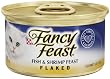 Fancy Feast Gourmet Cat Food, Flaked Fish & Shrimp Feast, Flaked 3-Ounce Cans (Pack of 24)