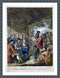 Historic Print (S): The Indians giving a talk to Colonel Bouquet in a conference at a council fire, near his