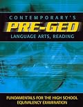 Contemporarys Pre-Ged: Language Arts, Reading (Contemporary's Pre-GED Series)