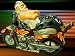 Sturgis Harley Davidson Style Rider Motorcycle Cookie Jar