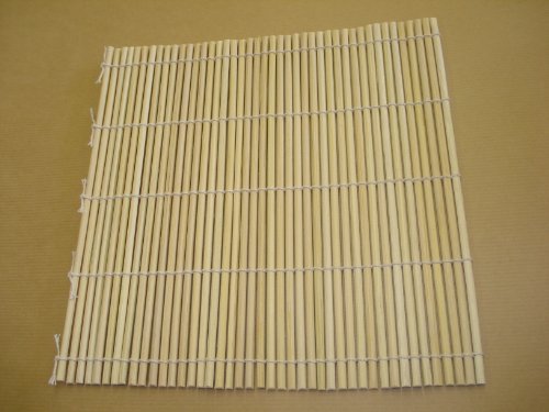 sushi mat roll BAMBOO SLATS FLAT MATS ROLLS 24 x 24 cm