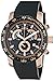 Invicta Men's 11294 Specialty Chronograph Black Textured Dial Black Polyurethane Watch