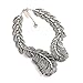 Kaariag Punkin® Crystal Vintage Style Feather Choker Necklace