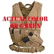 Cross Draw Tactical Vest - Color: OD Green