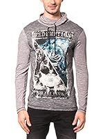 AMERICAN PEOPLE Camiseta Manga Larga Taurin (Gris)