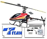 Titan Trex 450 Metal RC Helicopter 6CH 3D FLY RTF Ready To Fly For Real 3D Flights.