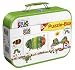 Schmidt Spiele 55584 - Raupe Nimmersatt, Puzzle-Box 2x 26, 2x 48 Teile im Metallkoffer