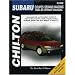 Subaru Coupes, Sedans, and Wagons, 1985-96 (Chilton's Total Car Care Repair Manual)