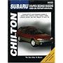 Subaru Impreza, Legacy, Justy, XT, SVX, Brat and 1.6, 1.8 L-series (1985-96) (Chilton total car care)