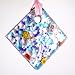 Handmade Millefiori Murano Glass Pendant - Amy Silver with Pink cord