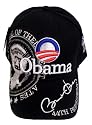 Barack Obama Hat - Black Baseball Cap "44th President Obama", With Official Logo, Presidential Seal, Democratic Donkey, And Signature; Great Gift Idea (Collectible Novelty Item)