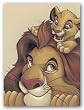 Simba and Mufasa - My Father, My Friend by Walt Disney 16"x12" Art Print Poster Disney