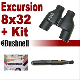 Bushnell 8x36 Waterproof Indoor Outdoor Hunting Spotting Binocular Plus Accessory Package by Bushnell