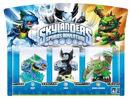 Skylanders: Spyro's Adventure - Triple Character Pack - Hex, Zap and Dinorang (Wii/PS3/Xbox 360/PC)