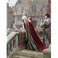 Little Prince Likely In Time To Bless A by Edmund Blair Leighton. Art Print GICLEE on CANVAS 20.5 inches width by 24 inches height. Highest Quality