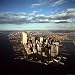 Aerial View of Lower Manhattan Skyline with Nearly Completed World Trade Center Tower...