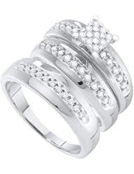 0.34CT DIAMOND FASHION TRIO SET