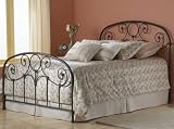 Grafton Bed Queen Size With Headboard, Footboard and Frame in Rusty Gold Finish By Fashion Bed Group