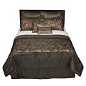 Classic Home Scroll 8-pc. Bed in a Bag - Brown