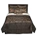 Classic Home Scroll 8-pc. Bed in a Bag - Brown
